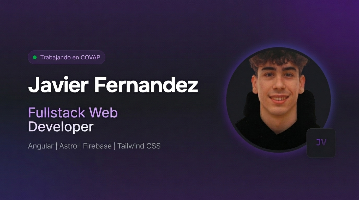 Javier Fernández | FullStack Web Developer @ COVAP